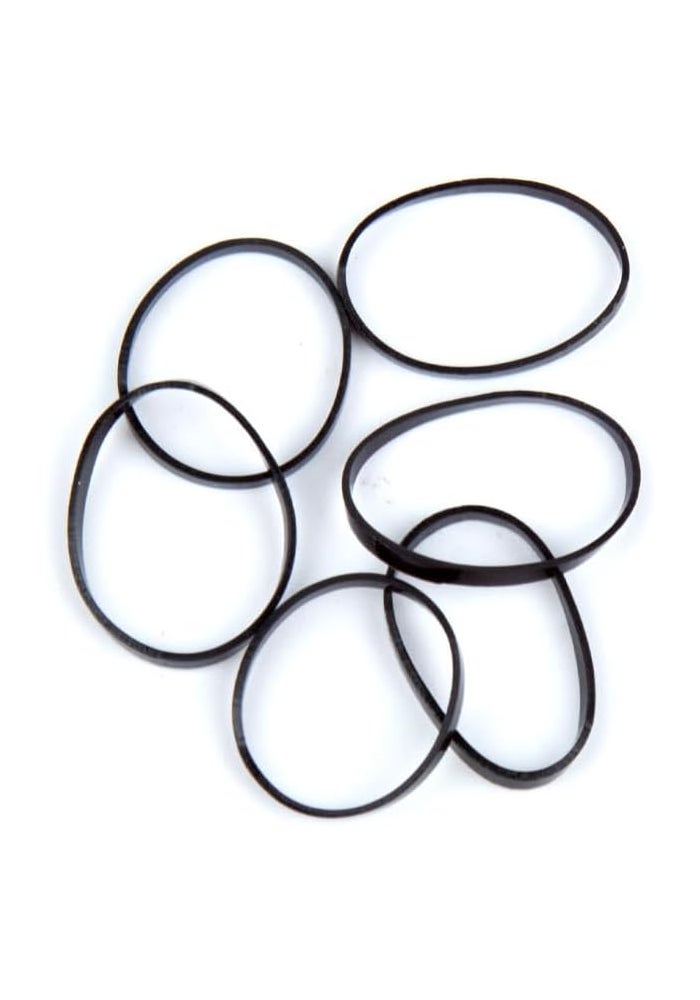 Daiso Tangle Free Hair Bands | Brown | 300 Pieces | Soft No-Damage Elastic Hair Ties - Image 3
